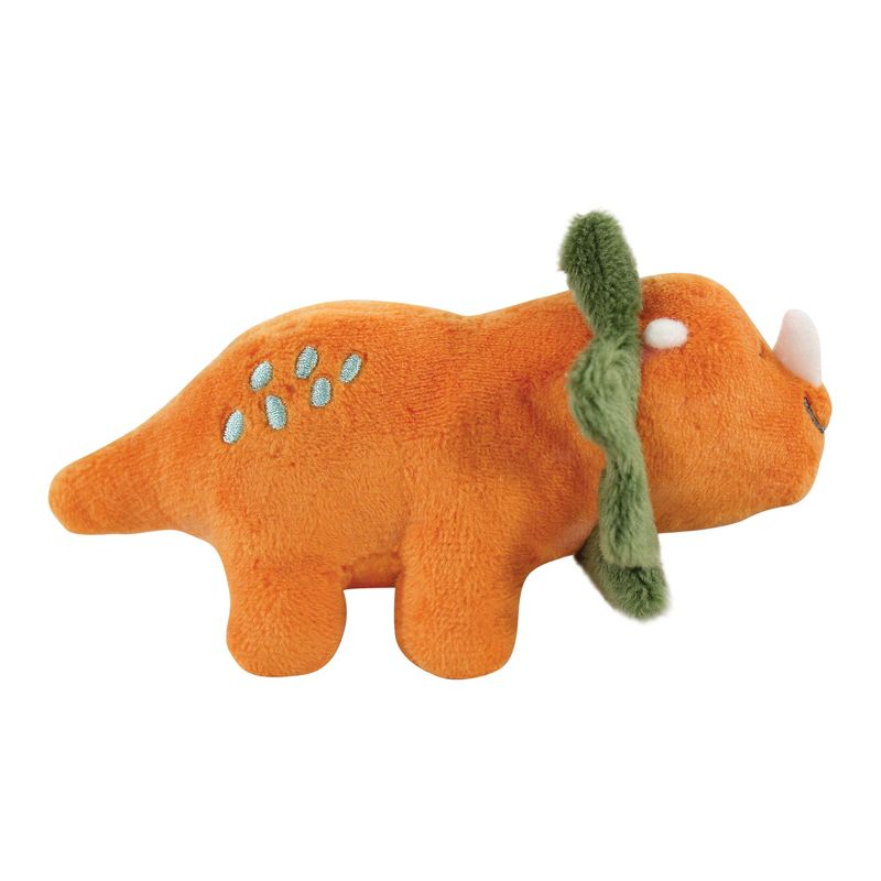 Luvable Friends Dog Squeaky Plush Dog Mini Toy Set, Dinosaurs, One Size, 3 of 6