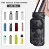 BABYYER Water Bottle Carrier Bag, 25oz 32oz Crossbody Water Bottle Holder with Adjustable Shoulder Strap, Phone Pocket for Hiking Camping Gym - 4 of 4