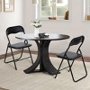 FurnitureR Folding Chairs with Padded Seats and Steel Frame, Modern Foldable Chairs for Home Office, Indoor and Outdoor Events - 4 of 4