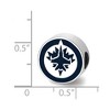 Black Bow Jewelry Sterling Silver Winnipeg Jets NHL Bead Charm - 3 of 4