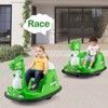 Costway Bumper Car for Kids with Remote Control, Spray Colorful Flashing Lights - 2 of 4