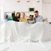 Bedsure Cooling Cotton Waffle Blanket-Lightweight Breathable Blanket of Rayon Derived from Bamboo - 3 of 4