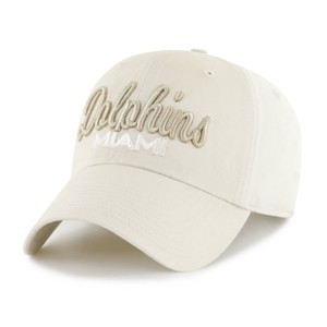 NFL Miami Dolphins Women's Flourish Hat: Team Logo Twill Baseball Cap - 1 of 3
