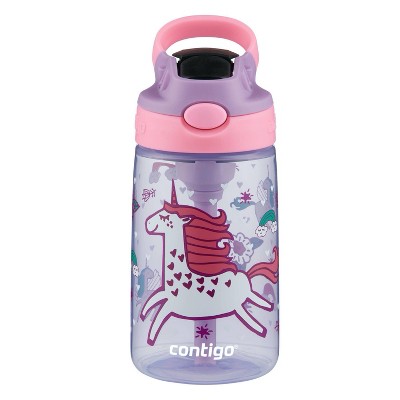 Contigo 14oz 2pk Plastic Cleanable Kids' Water Bottles Purple/pink : Target