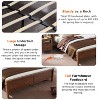 SinCiDo Farmhouse Full Size Bed Frame w/Storage Bookcase Headboard & Charging Station, Wood Platform Bed w/Wood Slat Support - 4 of 4
