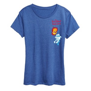 Women's - The Year Without a Santa Claus - Heat Miser Cold Miser Short Sleeve Graphic T-Shirt - 1 of 4