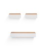 Syemin Decorative Wall Shelf Wall Floating Shelves Wall Wood Decor Storage Shelves Wall Mounted Shelf Storage Hanging Shelf, Beige, 23.62"*5.91"*2.36" - 2 of 4