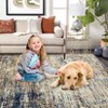 Modern Abstract Washable Area Rugs, Non Slip Contemporary Printed Accent Rug, Ultra-Soft Low Pile Indoor Carpet for Living Room Bedroom Office - 4 of 4