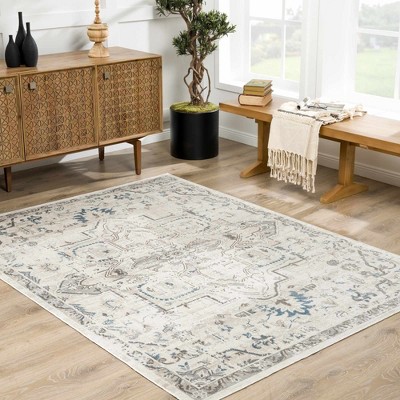 Hauteloom Cabacungan Cream Washable Area Rug
