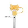 Unique Bargains Spotted Butterfly Straw Cover Cap 4 Pcs - 2 of 4