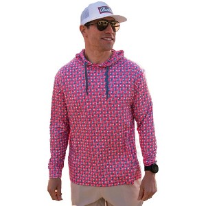 Burlebo Men's Long Sleeve Hoodie Sweatshirt - 1 of 2