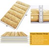 Nasitip Twin Japanese Floor Mattress, Foldable Thick Futon Mattress, Roll Up Tatami Mat, Portable Camping Sleeping Mat, Yellow - 4 of 4