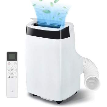 10000 BTU Portable Air Conditioner With LED Touch Screen/3-in-1 Function/Casters