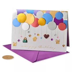 Layers of Balloons Card - PAPYRUS