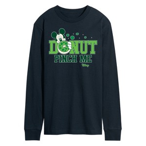 Men's - Disney - Donut Pinch Me Long Sleeve Graphic T-Shirt - 1 of 4