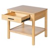 Anybear End Table With 1 Drawer, Natural Color - 4 of 4