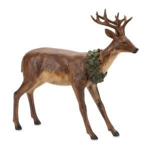 Deer with Wreath - 1 of 1
