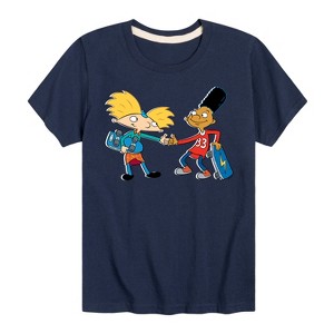 Boys' - Hey Arnold! - Arnold and Gerald Skateboard Short Sleeve Graphic T-Shirt - 1 of 4