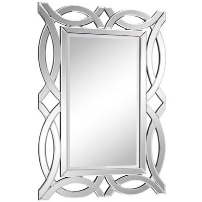Elegant Lighting Modern 28 in. Contemporary Mirror in Clear