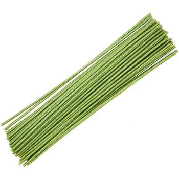 Bright Creations 50 Piece 6 Gauge Green Floral Wire for Flower Stems, DIY Crafts,, Wedding Decorations, 16 Inches
