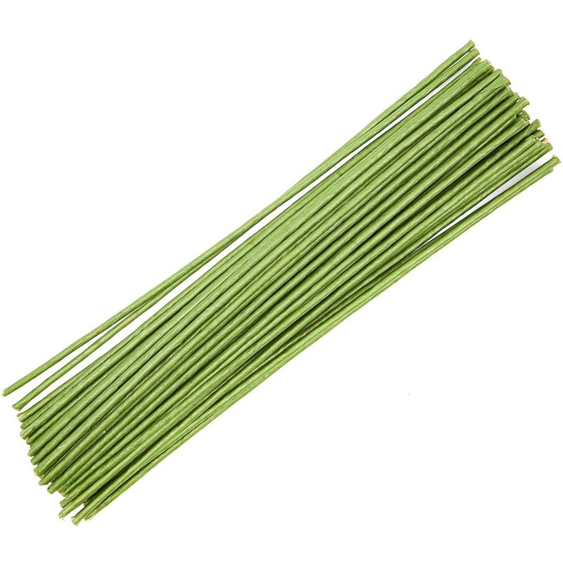 Bright Creations 50 Piece 6 Gauge Green Floral Wire for Flower Stems, DIY Crafts,, Wedding Decorations, 16 Inches, 1 of 6