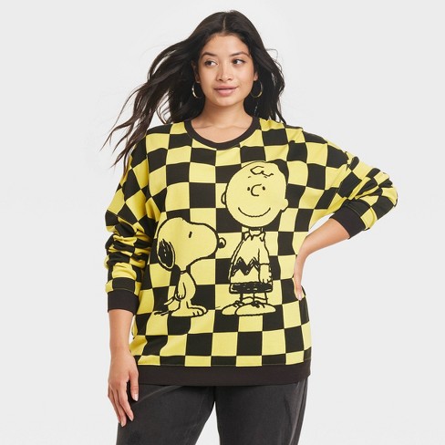 Yellow snoopy sweatshirt new arrivals