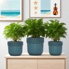SpassWay 15" Dia Outdoor Indoor Ceramic Planter Pot Decorative Planter with Drainage Hole Patio Flower Pot - 3 of 4