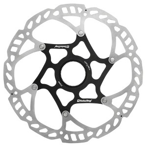 SwissStop Catalyst Pro Disc Brake Rotor - 203mm, Center-Lock, Silver/Black - 1 of 1