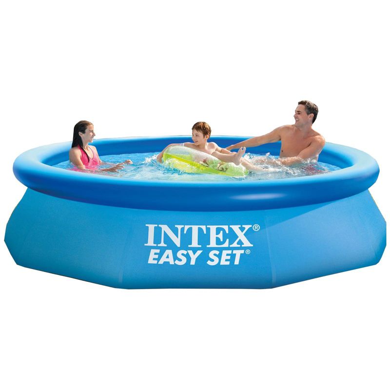 Intex 10'x2.5' Kid Swimming Pool w/Filter Pump & Cleaning Maintenance Kit, 3 of 7