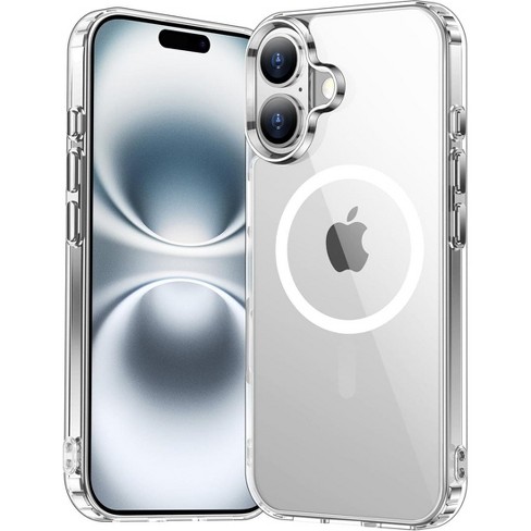 Entronix Case Designed for Apple iPhone 16 Clear Magnetic Case, [Yellow Resistant] Strong Protective Cover, Slim Fit Crystal Clear Case - image 1 of 1