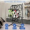 Freestanding Bike Stand for Garage, 5 Bikes Vertical Cycle Storage Stand Heavy Duty Bike Floor Stand with 300 Lbs Capacity - 4 of 4