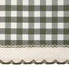 GoodGram Country Farmhouse Plaid Rod Pocket Window Valance Treatment - 2 of 3