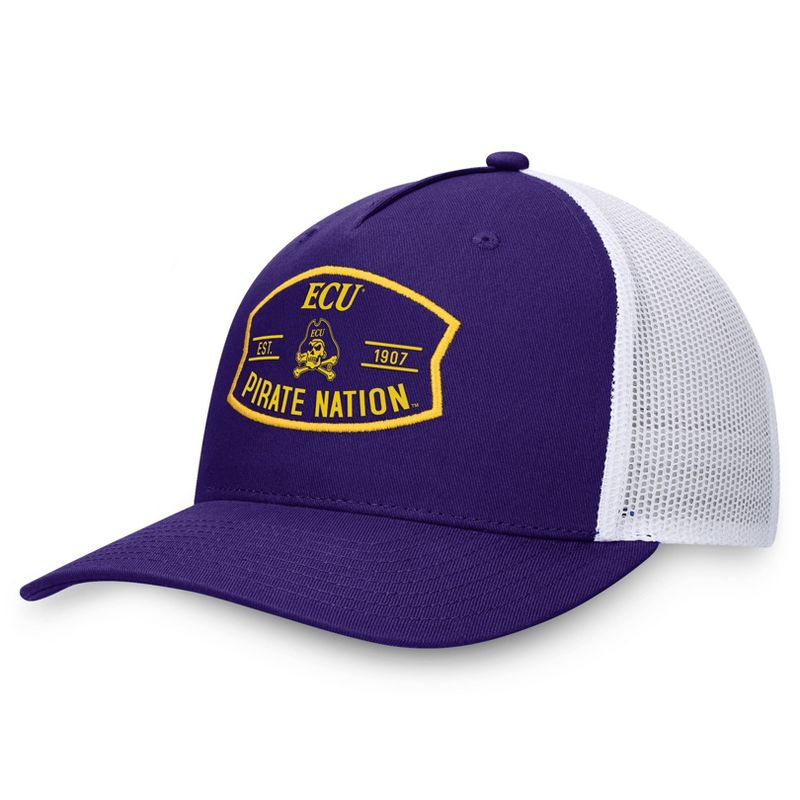 NCAA East Carolina Pirates Structured Domain Cotton Hat, 1 of 5