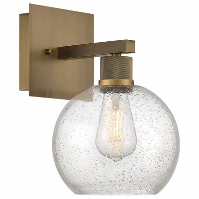 Access Lighting Port Nine 1 - Light Wall Light in  Antique Brushed Brass