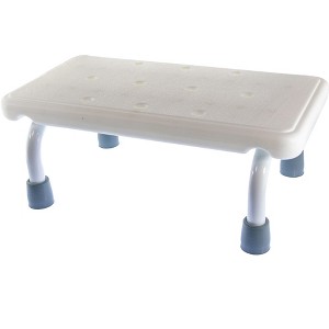 5 Star Super Deals Medical Stepping Foot Stool w/ Non Slip Grip & Drainage Holes - Supports 450lbs For Bathtub, Shower, Kitchen, Bedroom - 1 of 4