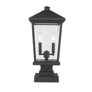 Z-Lite Beacon 2 - Light Post Light in  Black - 1 of 1