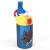 Zak Designs Spider-Man 14oz Stainless Steel Double Wall Valiant Bottle: Kids Water Bottle, Dishwasher-Safe, Multicolor - 2 of 4