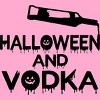 Women's Design By Humans Halloween and Vodka By melcu Racerback Tank Top - 2 of 3