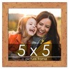 PosterPalooza | Square Shabby Chic Orange Picture Frame - UV Acrylic, Foam Board Backing, Hanging Hardware - 2 of 4