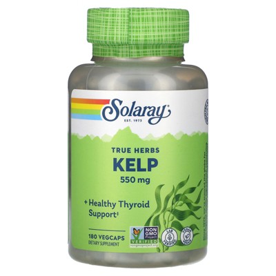 Solaray True Herbs, Kelp, 550 mg, 180 VegCaps
