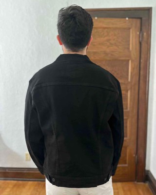 Levi's® Men's Long Sleeve Trucker Jacket - Black Denim Xxl: Heavyweight  Cotton Blend, Casual Wear, Multiple Pockets : Target