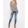 Women's Stars & Leopard Knit Top - Phil Love - 3 of 3