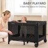 BabyBond 4 in 1 Convertible Baby Playard, Baby Bassinet, Diper Changer, Portable Crib with Mattress, Mosquito Net and Toy Bar for Newborn to Toddles - 4 of 4