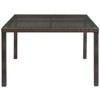 Modway Conduit 47" Outdoor Patio Wicker Rattan Dining Table - 3 of 3