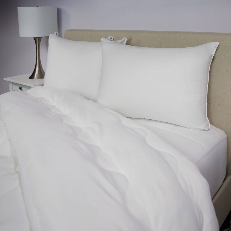 Standard Total Allergy Defense Pillow White - AllerEase, 4 of 6