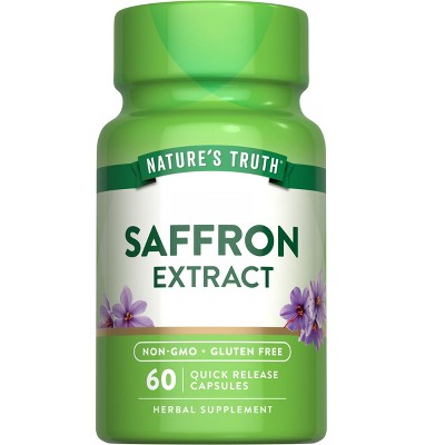 Nature's Truth Saffron Extract Capsules | 60 Count