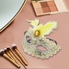 Unique Bargains Dragon Pattern Feather Half Face Party Mask 1 Pc - 4 of 4