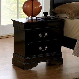 Kumasinova Classic Solid Wood Nightstand with English Dovetail Construction,Night Stand with Drawers,Bedside Table with Nickel Pulls for Bedroom - 1 of 4