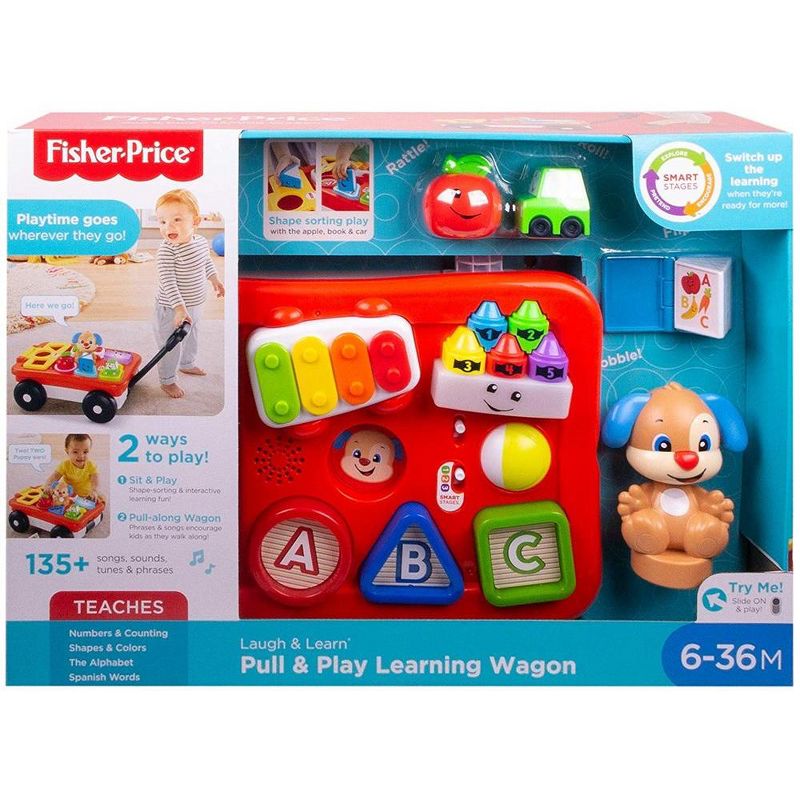Fisher-Price Laugh & Learn Pull & Play Learning Wagon, 3 of 6