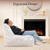 SKRAN Bean Bag Chair, Cozy Lazy Sofa, Inflatable Floor Beanbags Filled with High-Density Foam for Living Spaces, Bedrooms, Workspaces - 3 of 4